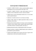 Prakses atskaite 'Prakses atskaite SIA "Baltic Cosmetic Holding"', 21.