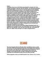 Referāts 'Ancient Egypt', 9.