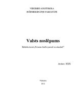 Referāts 'Valsts noslēpums', 1.
