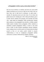 Referāts 'Pedagoģiskās vērtības manā profesionālajā darbībā', 4.