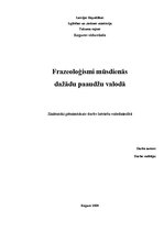 Referāts 'Frazeoloģismi mūsdienās dažādu paaudžu valodā', 1.