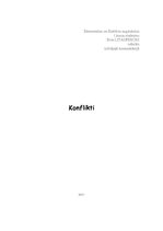 Referāts 'Konflikti', 1.