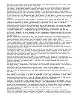 Eseja 'Turn of the Screw -- Book Report', 1.