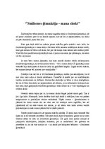 Eseja 'Smiltenes ģimnāzija - mana skola', 1.