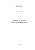 Referāts 'Uzņēmuma "Dental ARS" lietišķās komunikācijas sistēma', 1.