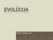 Prezentācija 'Evolūcija', 1.