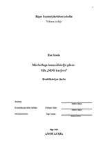 Diplomdarbs 'Mārketinga komunikāciju sistēma uzņēmumā', 1.