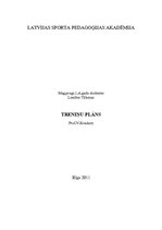 Diplomdarbs 'Trenera diplomprojekts stepaerobikā', 1.