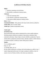 Konspekts 'Lasīšanas stundas plāns', 1.