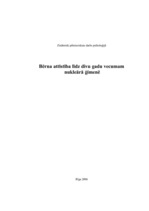 Referāts 'Bērna attīstība līdz divu gadu vecumam', 1.
