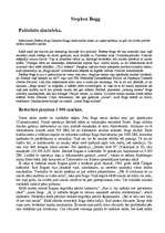 Konspekts 'Stephen Bogg - legāls naudas viltotājs', 1.