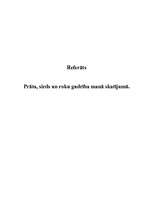 Eseja 'Prāta, sirds un roku gudrība manā skatījumā', 1.