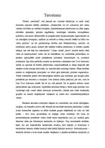 Referāts 'Terorisms', 1.