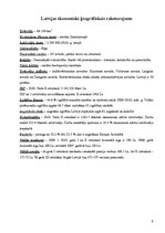 Konspekts 'Latvijas ekonomiski ģeogrāfiskais raksturojums', 1.