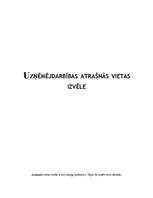 Referāts 'Uzņēmuma atrašanās vietas izvēle', 1.