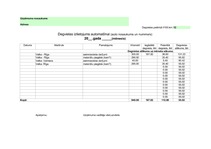 Paraugs 'Maršruta lapa', 1.