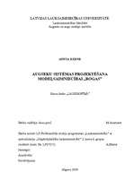 Referāts 'Augseku sistēmas projektēšana modeļsaimniecībai "Rogas"', 1.