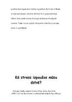 Referāts 'Kas ir stress, un kā tas ietekmē mūsu veselību', 5.
