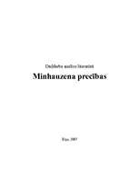 Referāts 'Mārtiņš Zīverts "Minhauzena precības"', 1.