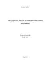 Referāts 'Policijas jēdziens, funkcijas un loma sabiedriskās kārtības nodrošināšanā', 1.