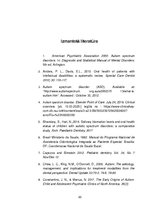 Referāts 'Autisms un mutes dobuma veselība', 20.