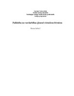 Referāts 'Palīdzība no vardarbības ģimenē cietušiem bērniem', 1.