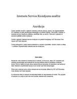 Referāts 'Interneta servisa risinājumu analīze', 1.