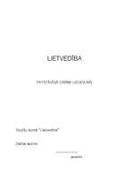 Referāts 'Lietvedība', 1.