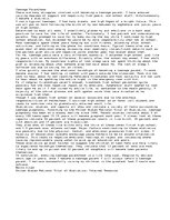 Eseja 'Teenage Parenthood by Julz Matheney ', 1.