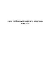 Referāts 'Preču virzīšanas veidi un to vieta mārketinga kompleksā', 1.