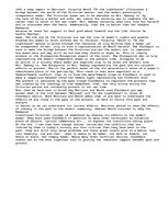 Eseja 'Flash back in modern fiction ', 2.