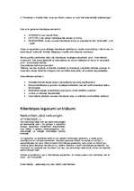 Konspekts 'Kiberkultūra. Tehnoloģiju ietekme uz ekonomiku un sadzīvi', 3.