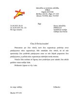 Paraugs 'Praktiskais darbs lietvedībā', 5.