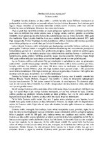 Eseja 'Vērtības kā kultūras mantojums. Dziesmu svētki', 1.