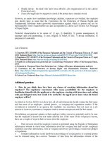 Konspekts 'Data Protection Rights in Employment Relations', 3.