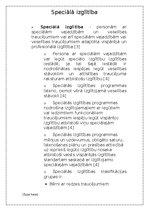 Konspekts 'Iekļaujošā izglītība daudzkultūru sabiedrībā - glosārijs', 3.