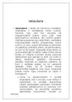 Konspekts 'Iekļaujošā izglītība daudzkultūru sabiedrībā - glosārijs', 5.