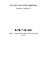 Diplomdarbs 'SIA "X" saimnieciskās darbības analīze un attīstības iespējas', 1.