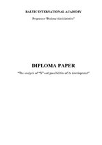 Diplomdarbs 'SIA "X" saimnieciskās darbības analīze un attīstības iespējas', 3.