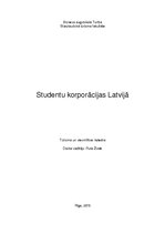Konspekts 'Studentu korporācijas Latvijā', 1.