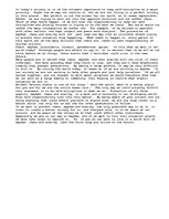 Eseja 'Prevention of Chaos in the world', 1.