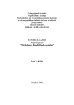 Referāts 'Augu augšana', 1.