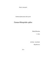 Referāts 'Ziemas Olimpiskās spēles', 1.