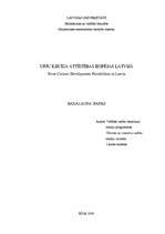 Diplomdarbs 'Upju kruīza attīstības iespējas Latvijā', 1.