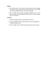 Prakses atskaite 'Linguistic Peculiarities in English for Finance and Banking: Usage of French Bor', 3.