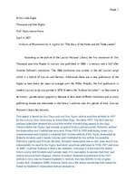 Eseja 'Analysis of Illustrations by Aleksandrs Apsītis for "The Story of the Porter and', 1.