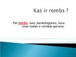 Prezentācija 'Rombs un tā pazīmes', 2.