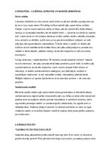 Konspekts 'Literatūra – lasīšana, izpratne un radošā domāšana', 1.