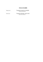 Paraugs 'Транспортные узлы и терминалы. Выбор вида транспорта', 1.