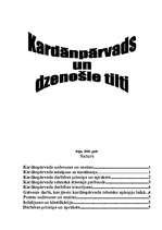 Referāts 'Kardānpārvads un dzenošie tilti', 1.
